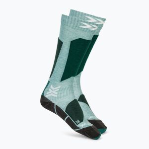 Gyerek sízokni X-Socks Ski Discover Otc sage green/english lawn (Ski Discover Otc WYDDW24J) kép