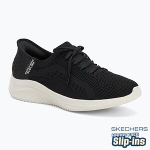 Női SKECHERS Ultra Flex 3.0 Brilliant Path fekete/fehér cipő (Ultra Flex 3.0 Brilliant Path 149710 BLK) kép