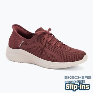 Női SKECHERS Ultra Flex 3.0 Brilliant Path zsákbamacska cipők (Ultra Flex 3.0 Brilliant Path 149710 BURG) kép