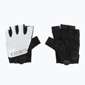 Férfi kerékpáros kesztyű Giro Bravo Gel II fehér (Bravo Gel II GR-7160182) kép