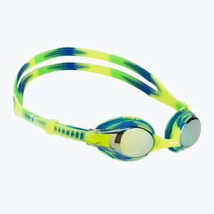 TYR Swimple Tie Dye tükrös arany/zöld/kék gyermek úszószemüveg (Swimple Tie Dye Mirrored LGSWTDM_298) kép