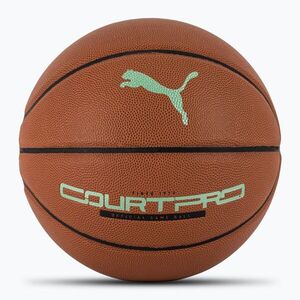 PUMA teamJAWS Court Pro kosárlabda bőr barna/sötét árnyék 7-es méret (teamJAWS Court Pro Basketball 084685 01) kép