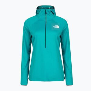 Női trekking pulóver The North Face Summit Direct Sun Hoodie mély teal színben (Summit Direct Sun Hoodie NF0A8BM66GO1) kép