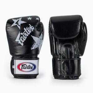 Fairtex "Tight-Fit" Design-Nation Prints Collection bokszkesztyű fekete (Tight-Fit Design-Nation Prints Collection BGV1-NP-BK) kép