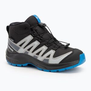 Gyerek túracipők Salomon XA PRO V8 MID WP black/monument /french blue (XA PRO V8 MID WP L47729800) kép