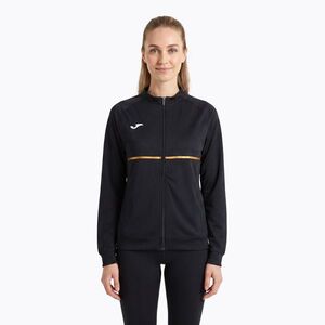 Női Joma Record III Full Zip futó melegítőfelső fekete (Record III Full Zip 902530.100) kép