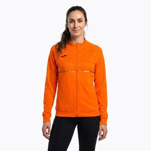 Női Joma Record III Full Zip futópulóver narancs színben (Record III Full Zip 902530.880) kép
