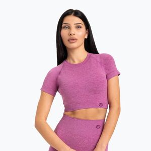 Női edzőpóló Gym Glamour Seamless Rashguard rózsaszín edzőpóló (Seamless Rashguard 274) kép