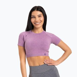 Női edző póló Gym Glamour Seamless Rashguard lila (Seamless Rashguard 329) kép
