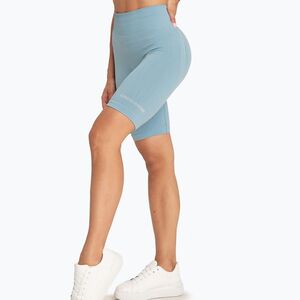 Női biciklis edzőnadrág Gym Glamour Push Up 2.0 blue lagoon kék lagúna (Push Up 2.0 634) kép