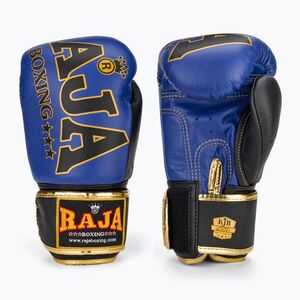 RAJA BOXING Origin Standard valódi bőr kék boxkesztyű (Origin Standard Genuine Leather RBGV-GL-1A-BU) kép