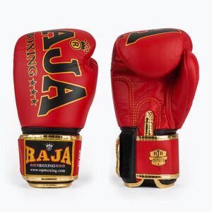 RAJA BOXING Origin Standard valódi bőrből készült piros bokszkesztyű (Origin Standard Genuine Leather RBGV-GL-1A-RD) kép