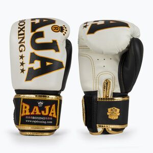 RAJA BOXING Origin Standard valódi bőr fehér boxkesztyű (Origin Standard Genuine Leather RBGV-GL-1A-WH) kép