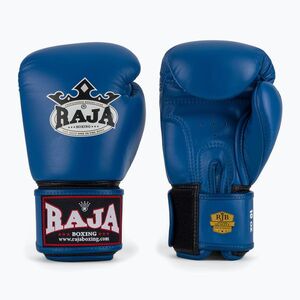 RAJA BOXING Single Standard valódi bőr kék boxkesztyű (Standard Genuine Leather RBGV-GL-1-BU) kép