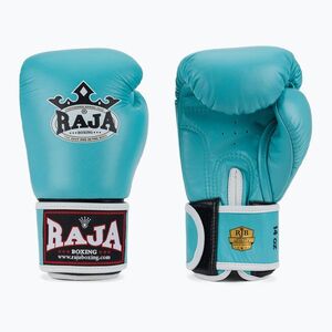 RAJA BOXING Single Standard valódi bőr világoskék bokszkesztyű (Standard Genuine Leather RBGV-GL-1-LB) kép