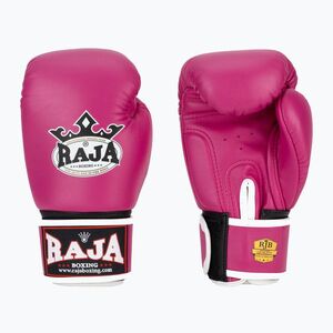 RAJA BOXING Single Standard valódi bőrből készült rózsaszín bokszkesztyű (Standard Genuine Leather RBGV-GL-1-PK) kép