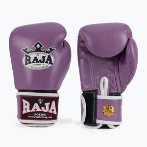 RAJA BOXING Single Standard valódi bőrből készült lila bokszkesztyű (Standard Genuine Leather RBGV-GL-1-PR) kép