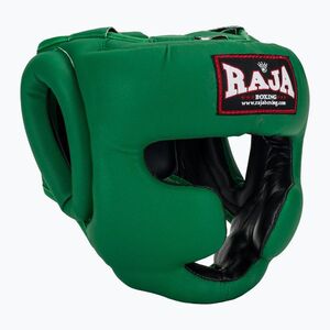 RAJA BOXING Semi bőr zöld bokszsisak (Semi Leather RHG-SL-1-GN) kép
