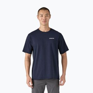Férfi Patagonia P-6 Logo Responsibili-Tee új tengerészkék póló (P-6 Logo Responsibili-Tee 38504) kép