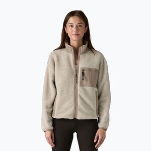 Patagonia női fleece pulóver Synch zabpehely színű, szürke és szürke madárszürke pulóver (Synch 22955) kép