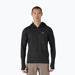 Férfi Patagonia R1 Hybrid Pullover Softshell kabát fekete (R1 Hybrid Pullover Hoody 40068) kép