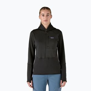 Női softshell dzseki Patagonia R1 Hybrid Hybrid Pullover Hoody fekete (R1 Hybrid Pullover Hoody 40077) kép