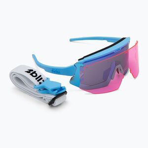 Bliz Breeze Small matt kék/szürke kék tükör/rózsaszín napszemüveg (Breeze Small 0ZB7012-08) kép