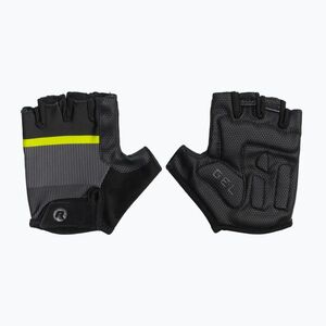 Rogelli Hero II férfi kerékpáros kesztyű fekete/fluor/szürke (Hero II ROG352275) kép