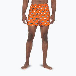 Férfi Nike Multi Print 5" Volley úszónadrág narancssárga színű úszógallér (Multi Print 5" Volley NESSF553) kép