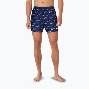 Férfi Nike Multi Print 5" Volley úszónadrág éjfekete tengerészkék (Multi Print 5" Volley NESSF553) kép