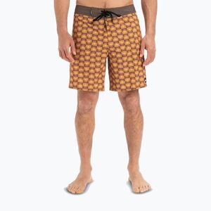 Férfi Quiksilver Surfsilk egyenes szárú 18" florever úszónadrág bran (Surfsilk Straight Leg 18" EQYBS04889-CMN6) kép