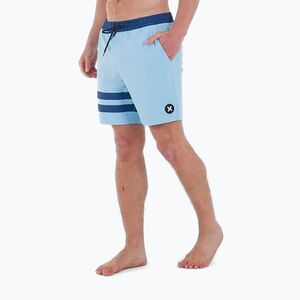 Férfi Hurley Phantom Eco Block Party Volley 17" kék álom úszónadrág (Phantom Eco Block Party Volley 17" HSP25MMBS01758-425) kép