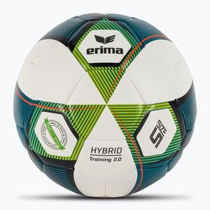 ERIMA Hybrid Training 2.0 labdarúgó mykonosi kék/lime 5 méret (Hybrid Training 2.0 7192402) kép
