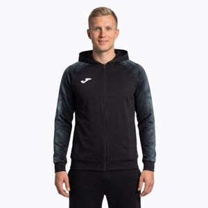Férfi Joma Elite XI Hoodie fekete/antracit futó melegítőfelső (Elite XI Hoodie 103826.110) kép