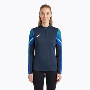 Női Joma Elite XI tengerészkék/fluor zöld futó melegítőfelső (Elite XI 902253.317) kép