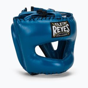 Cleto Reyes hegyes arcú nylon bárkás kék boxsisak (With Pointed Face Nylon Bar CE388Z) kép
