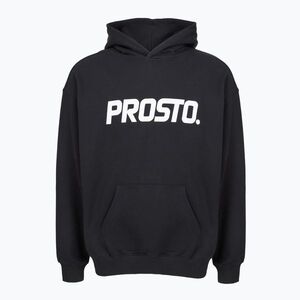 Férfi pulóver PROSTO Biolog Hoodie fekete (Biolog Hoodie KL252MSWE2013L) kép