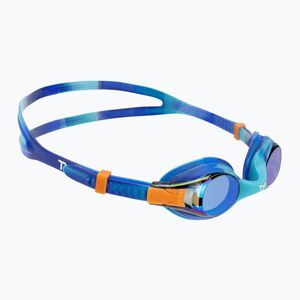 Gyermek úszószemüveg TYR Swimple Tie Dye tükrös kék / multi (Swimple Tie Dye Mirrored LGSWTDM_461) kép