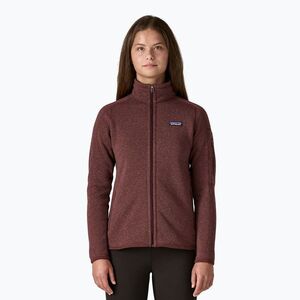 Női Patagonia Better Sweater Fleece trekking pulóver sötét rubin színben (Better Sweater Fleece 25543) kép