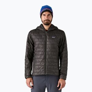 Férfi Patagonia Nano Puff Hoody pehelypaplan kabát fekete (Nano Puff Hoody 84223) kép