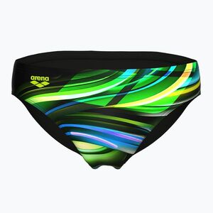 Férfi arena Bloom úszónadrág multi fekete/fekete (Bloom Swim Briefs 010280/550) kép