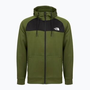 Férfi pulóver The North Face Reaxion Fleece Full Zip Hoodie erdőzöld/fekete (Reaxion Fleece Full Zip Hoodie NF0A8CNPDIW1) kép