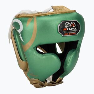 Rival RHG100 Professzionális fejvédő zöld/arany bokszsisak (RHG100 Professional Headgear RHG100-GREEN/GOLD) kép
