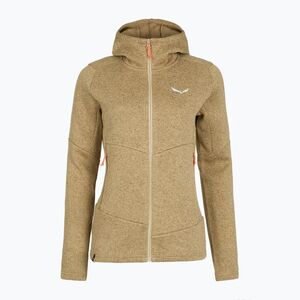 Női trekking pulóver Salewa Puez Rocca Polarlite Hood quicksand (Rocca Polarlite Hood 00-0000029125) kép