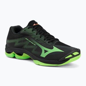 Röplabdacipő Mizuno Wave Lightning Pro black/gloving apple/mandarin orange (Wave Lightning Pro V1GA266049) kép