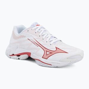 Női röplabdacipő Mizuno Wave Lightning Elite White/Rose Elegance/Lava Falls (Wave Lightning Elite V1GC260073) kép