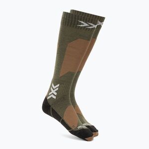 Sí zokni X-Socks Ski Discover Merino Otc sand/dark sand (Ski Discover Merino Otc XS-WYDMW24U-M101) kép