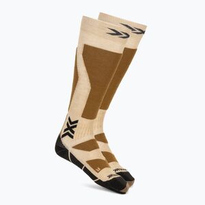 Snowboard zoknik X-Socks Snowboard Discover Otc sand/dark sand (Snowboard Discover Otc WYDSW24U-M101) kép
