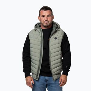 Férfi mellény Pitbull Naylor Padded Hooded dusty salvia (Naylor Padded Hooded 545008361004) kép