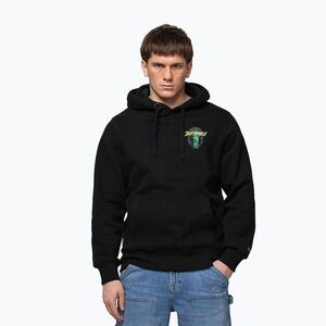 Férfi kapucnis pulóver Pitbull Bjj Fight Dvsn Hooded black (Bjj Fight Dvsn Hooded 125105900004) kép